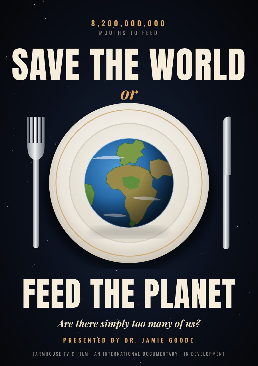 Poster Save the World or Feed the Planet